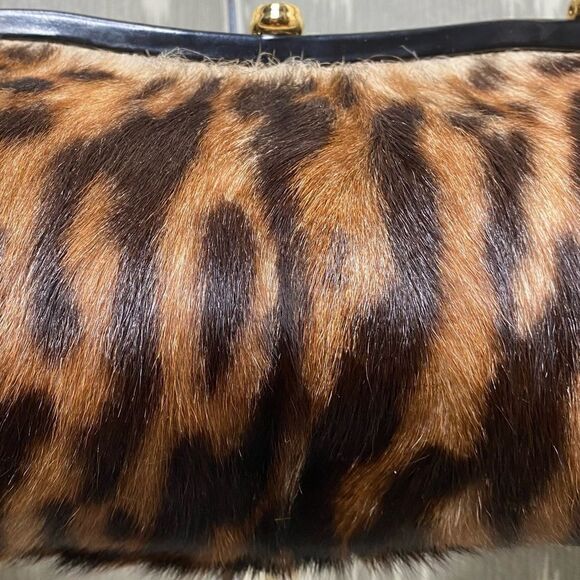 Ralph Lauren Fall 2012 Runaway Collection Ocelot Print Goatskin Clutch Bag - Picture 8 of 16
